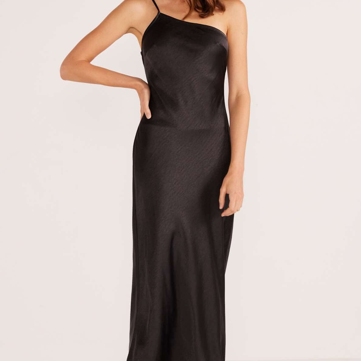 Ella Midi One Shoulder Dress-MINKPINK