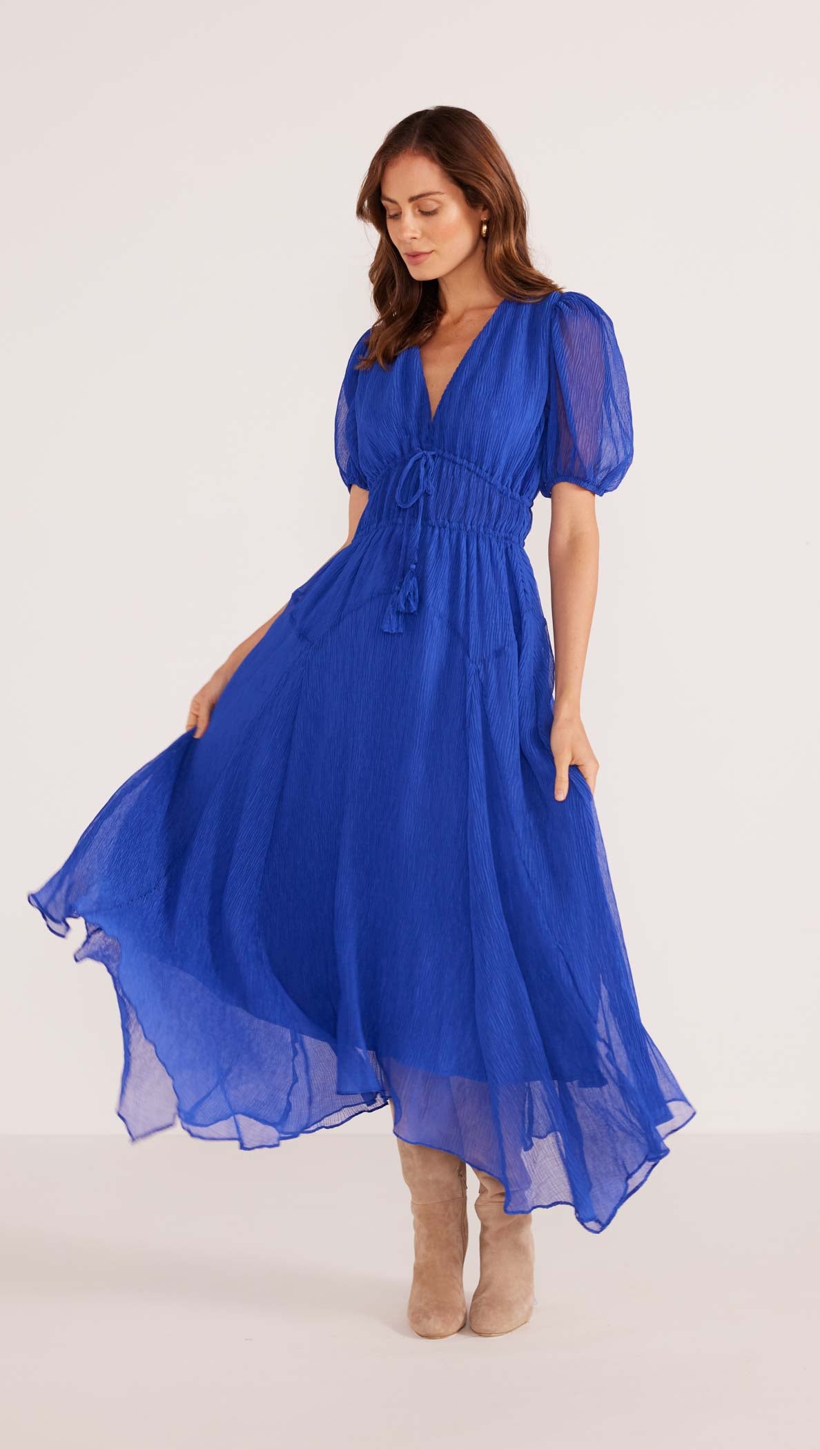 Lily Hanky Hem Midi Dress MINKPINK