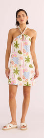 GRACIE HALTER NECK MINI DRESS-MINKPINK