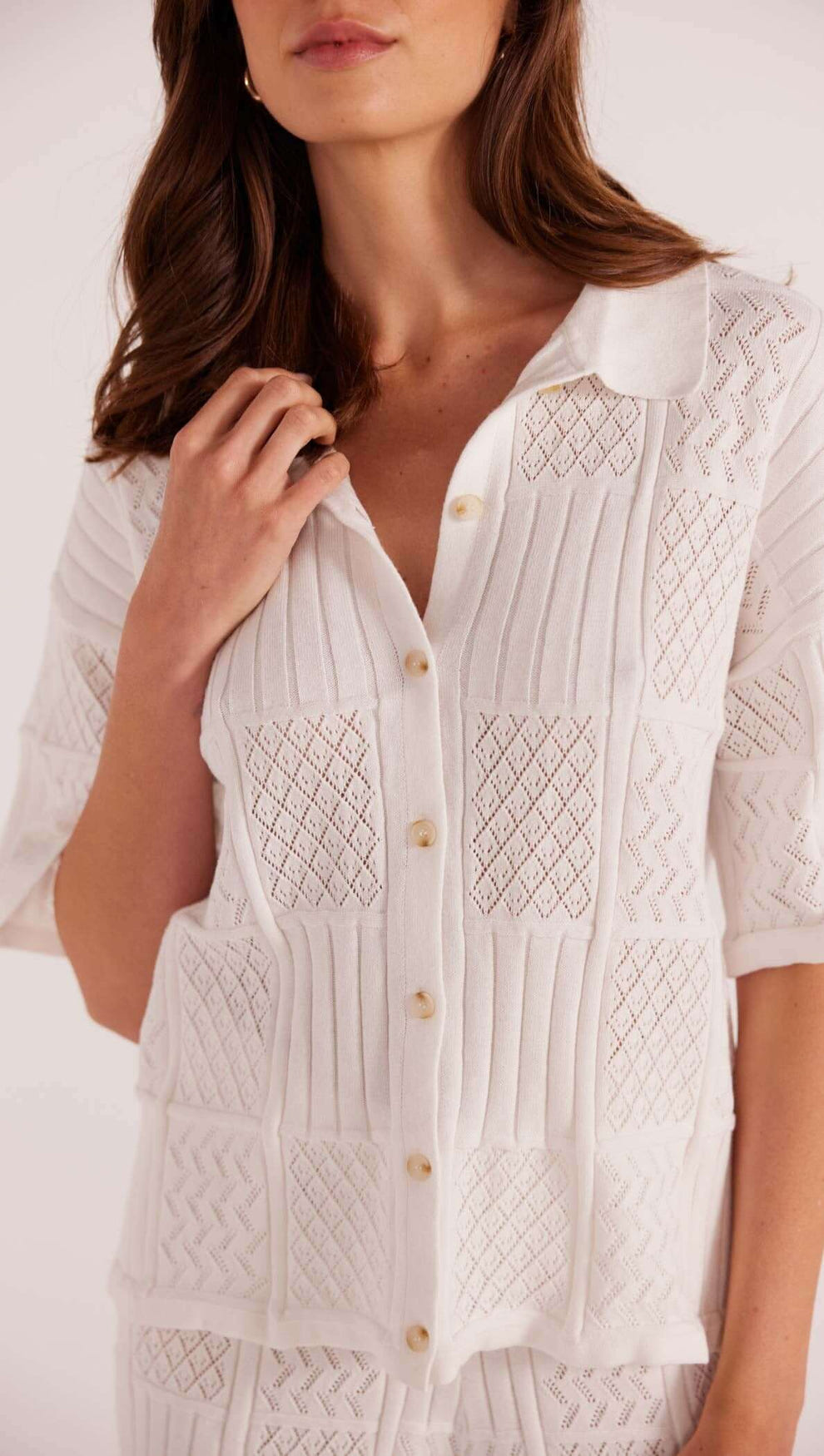 Kacey Knit Shirt-MINKPINK