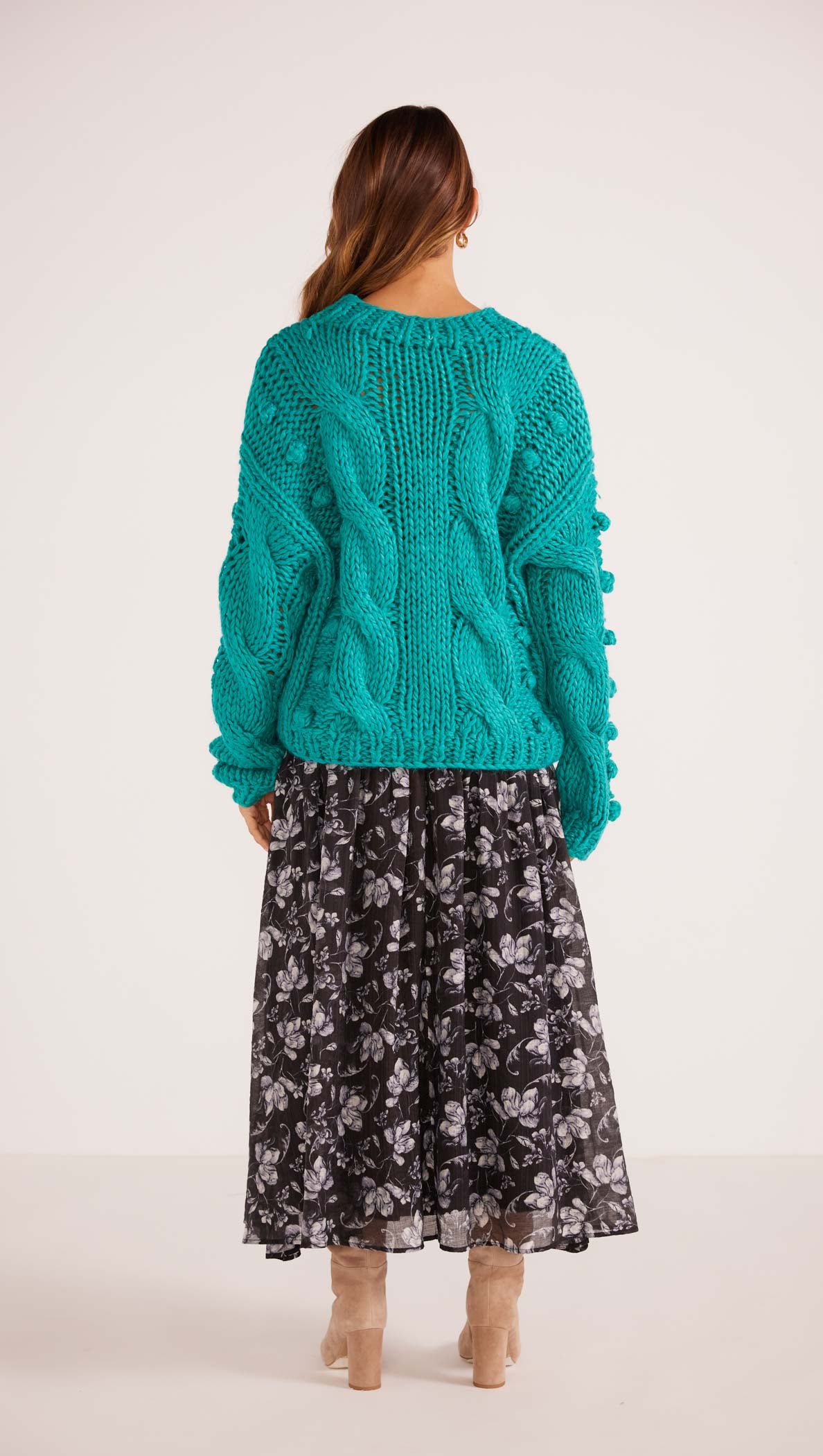 LUCERO CABLE KNIT JUMPER-MINKPINK