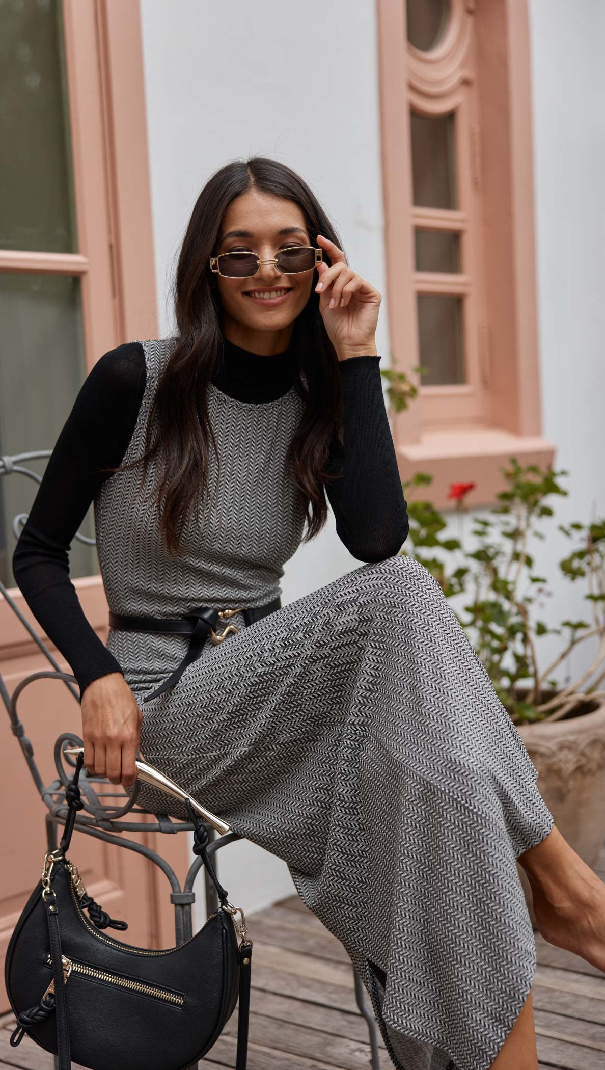 Astra Sleeveless Knit Dress-MINKPINK