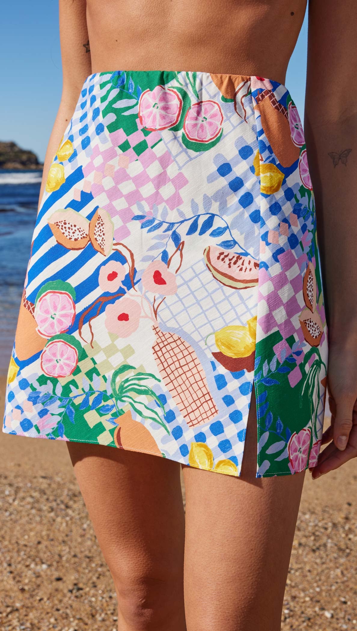 Al Fresco Mini Skirt-MINKPINK