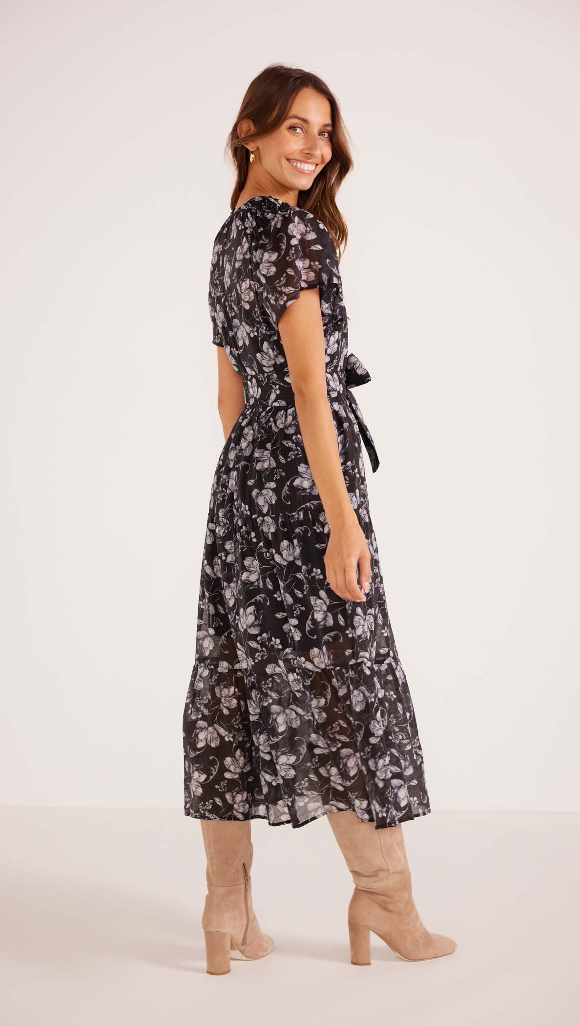 LUZETTE TIERED MAXI DRESS-MINKPINK