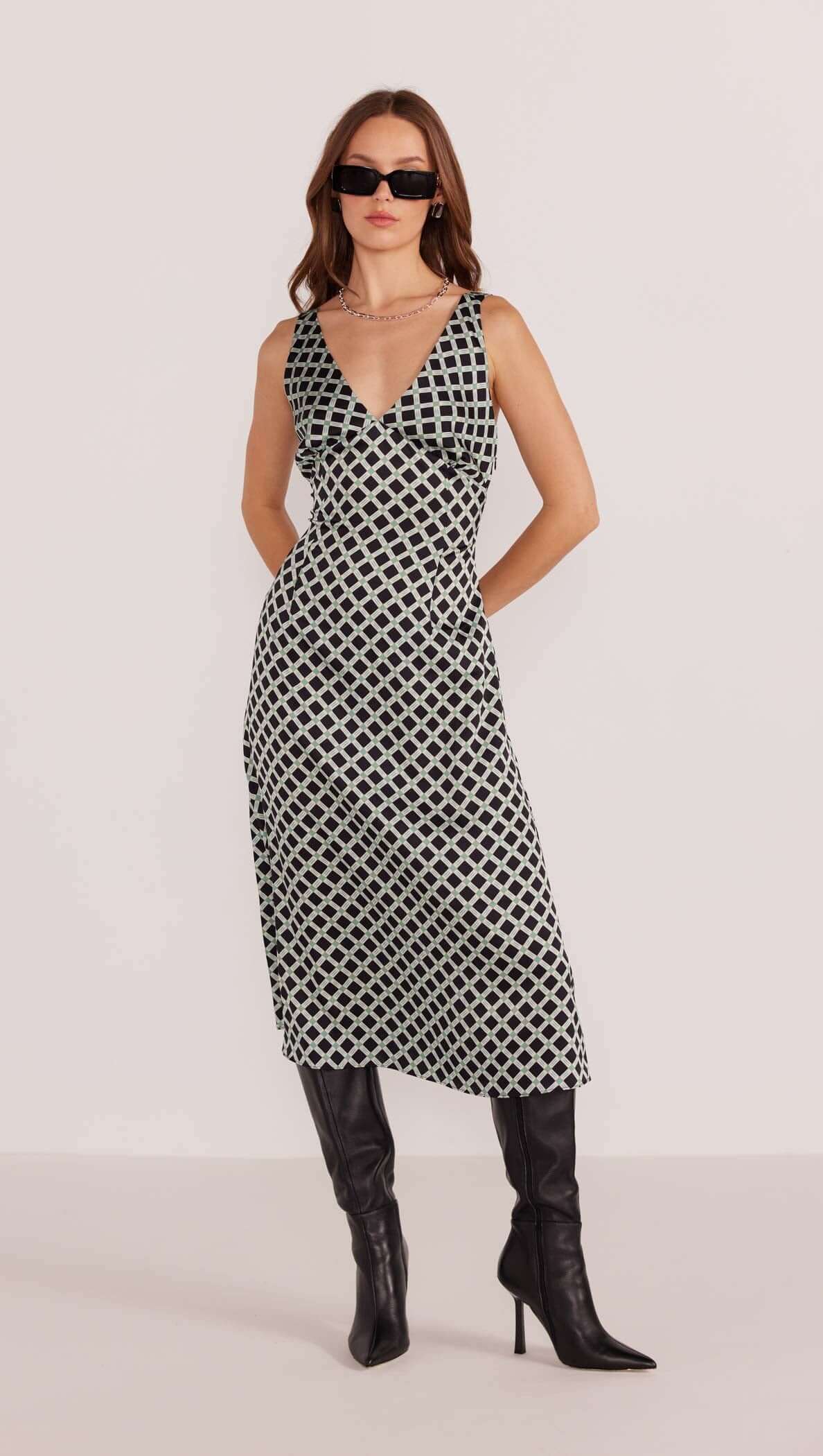 Nova Bias Slip Midi Dress-MINKPINK