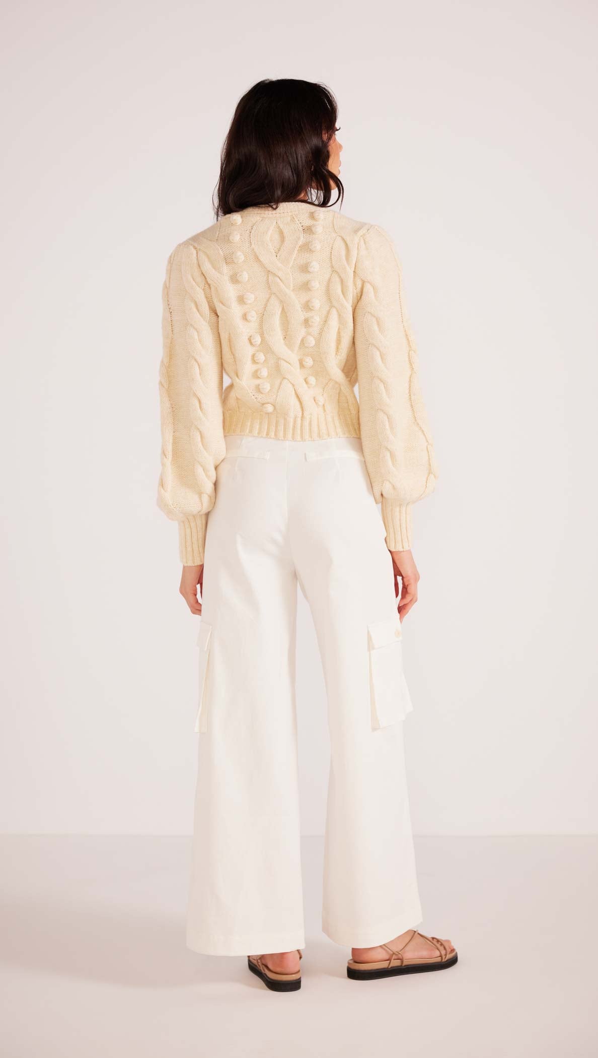 Myrtle Cable Knit Cardigan-MINKPINK