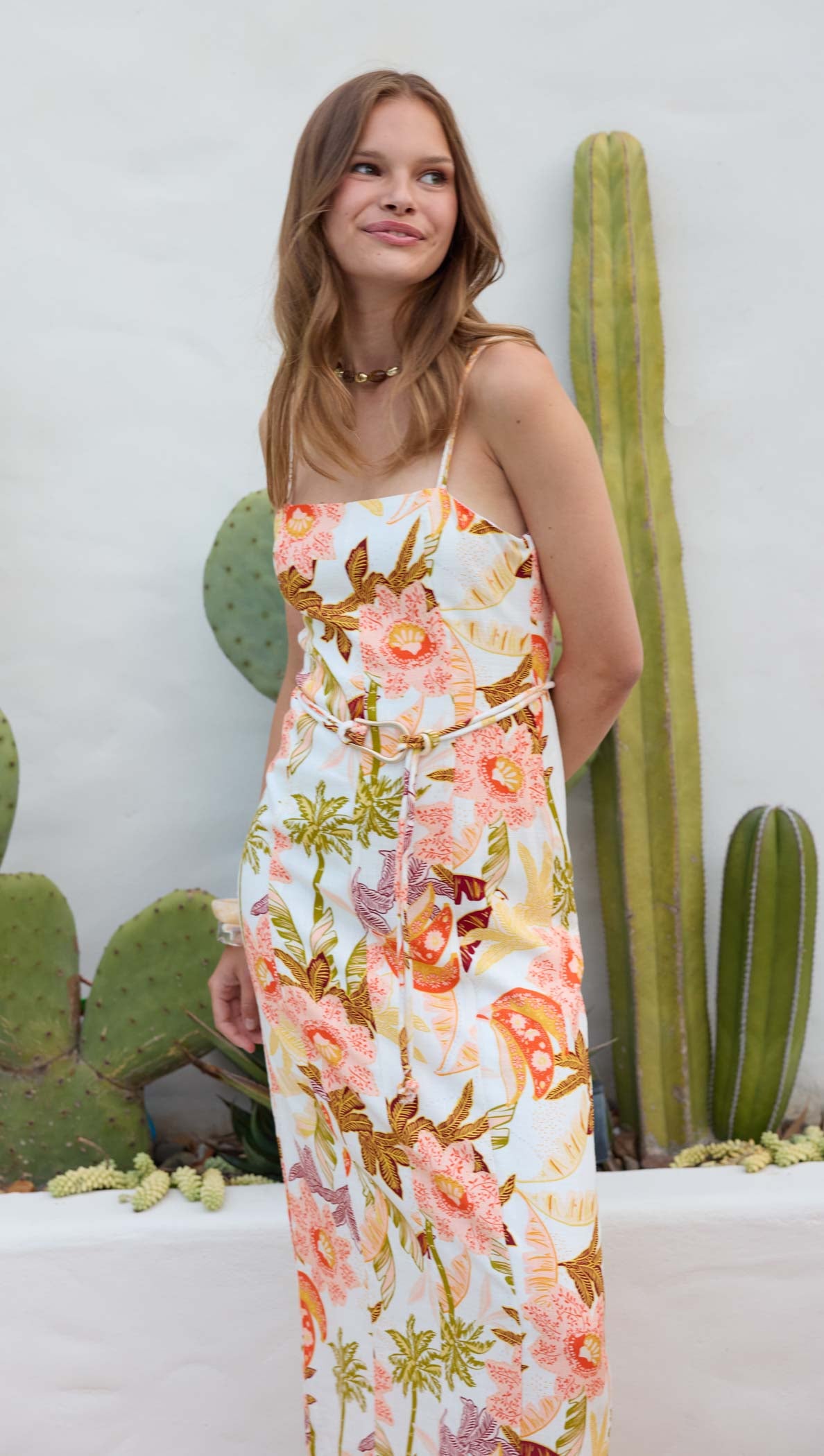 Sarai Panelled Midi Dress