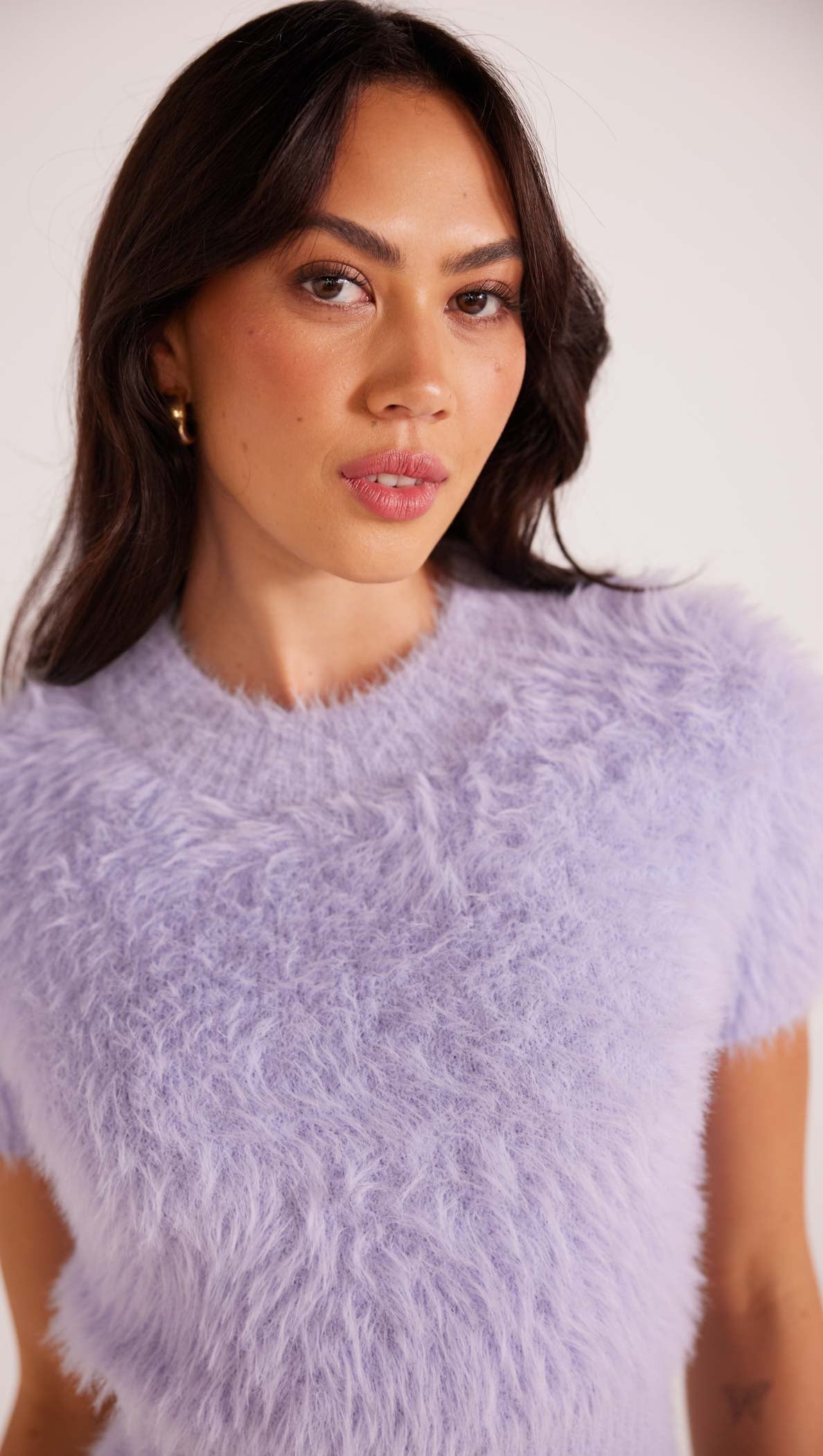 Maisie Fluffy Knit Top-MINKPINK