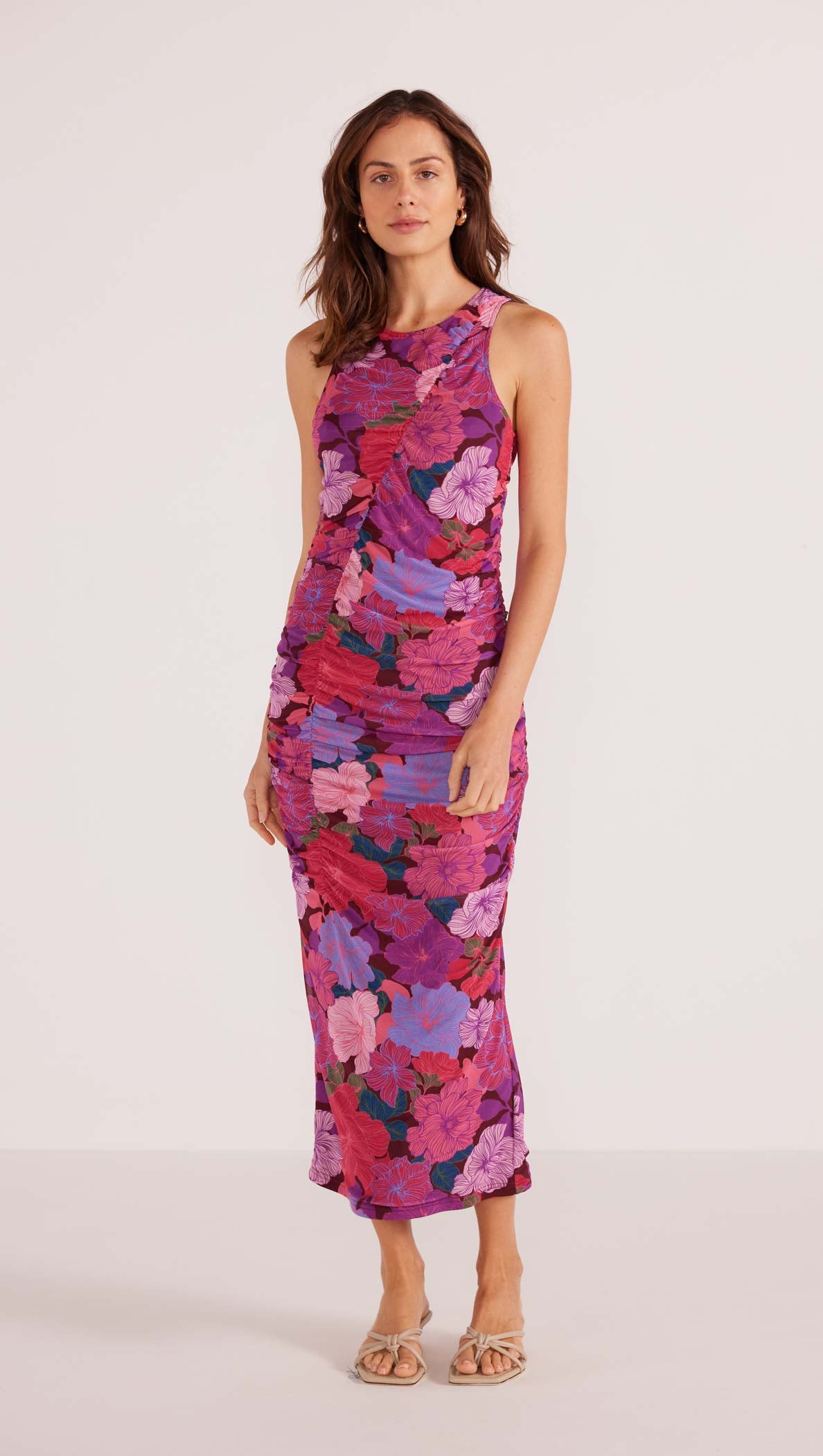 LEXIE MESH MIDI DRESS-MINKPINK