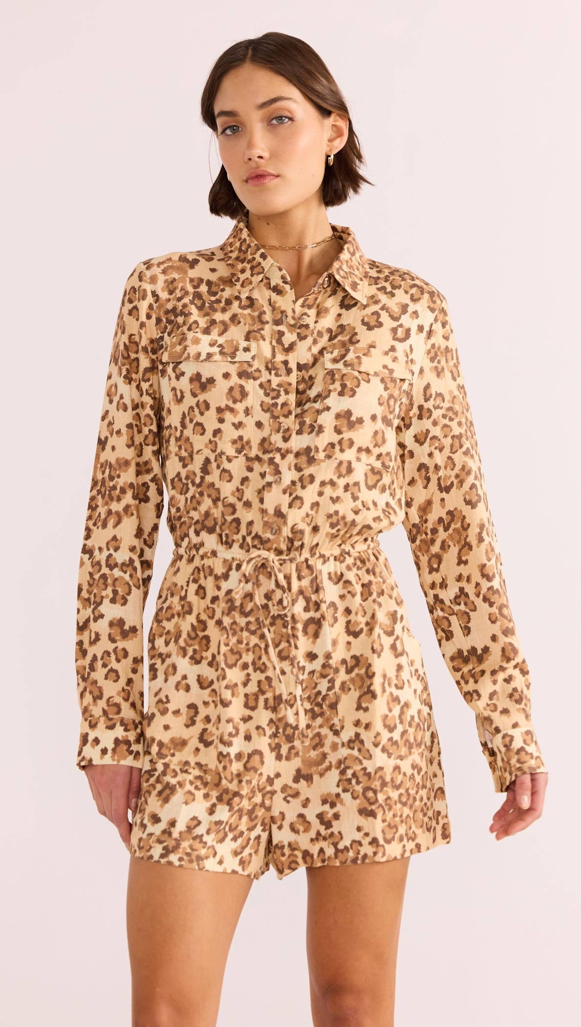 Arden Long Sleeve Playsuit