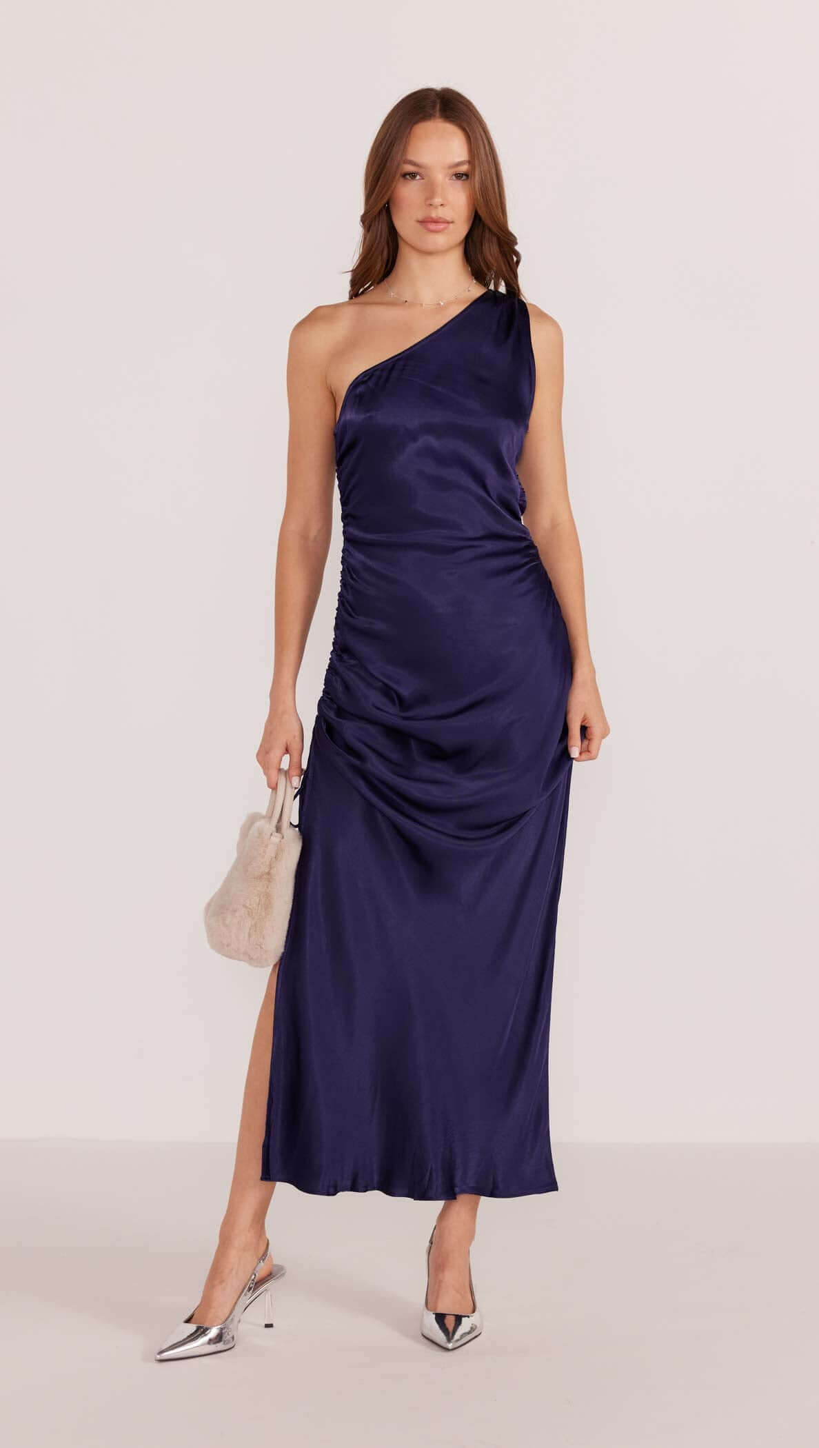 Lumina One Shoulder Midi Dress - Final Sale