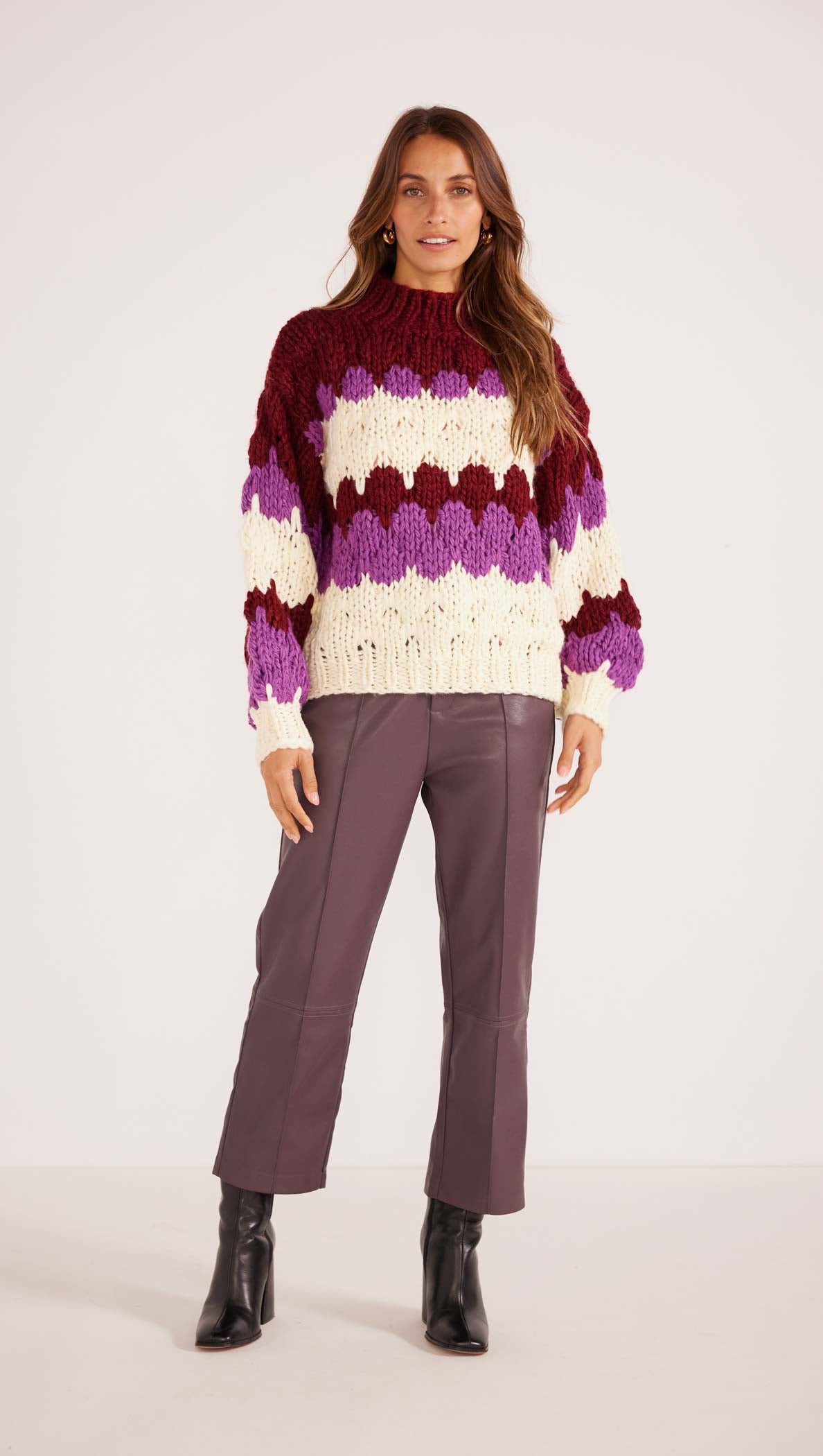 Margot Bobble Knit Jumper-MINKPINK