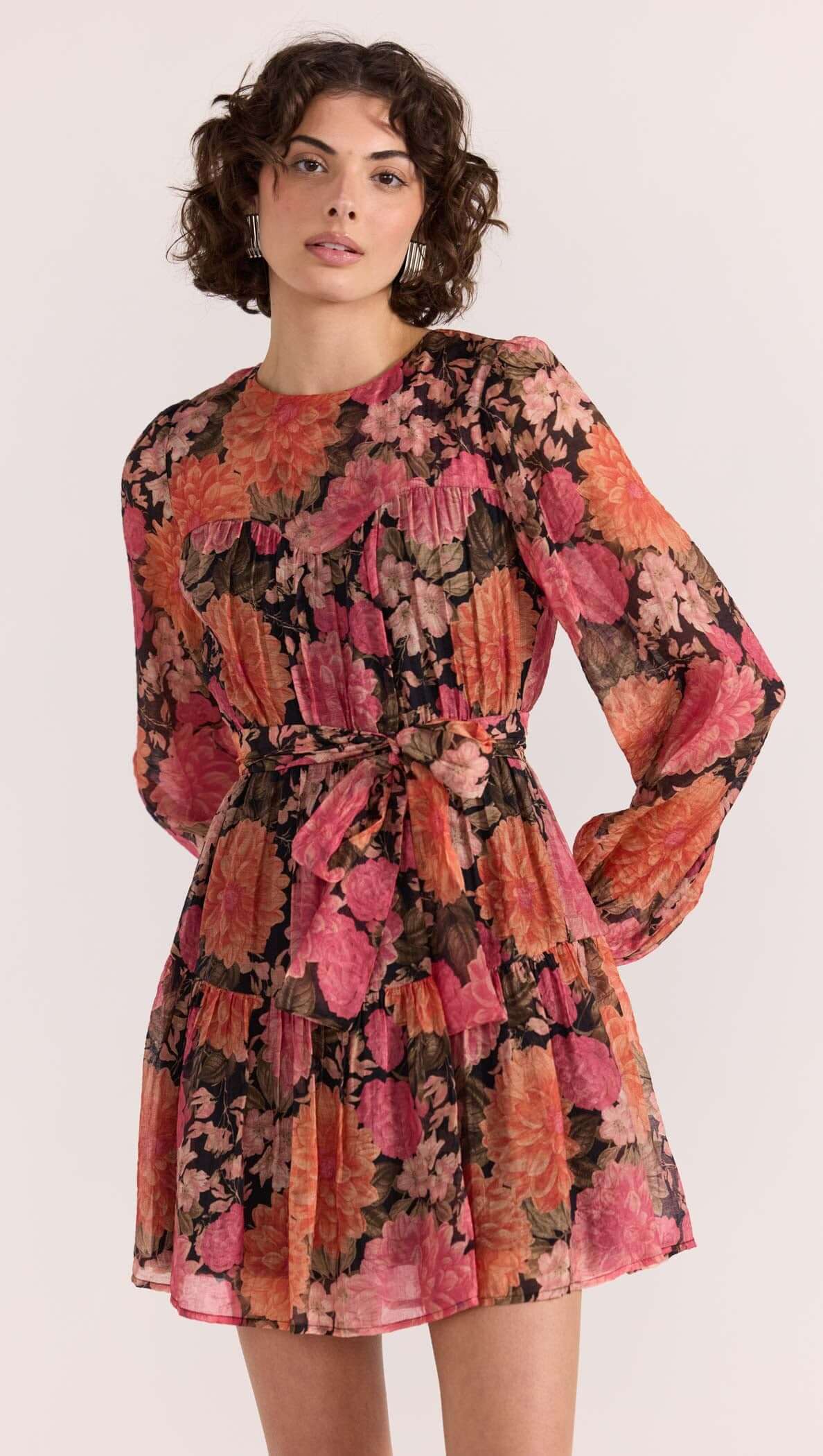 Yvaine Long Sleeve Mini Dress - Final Sale - MINKPINK