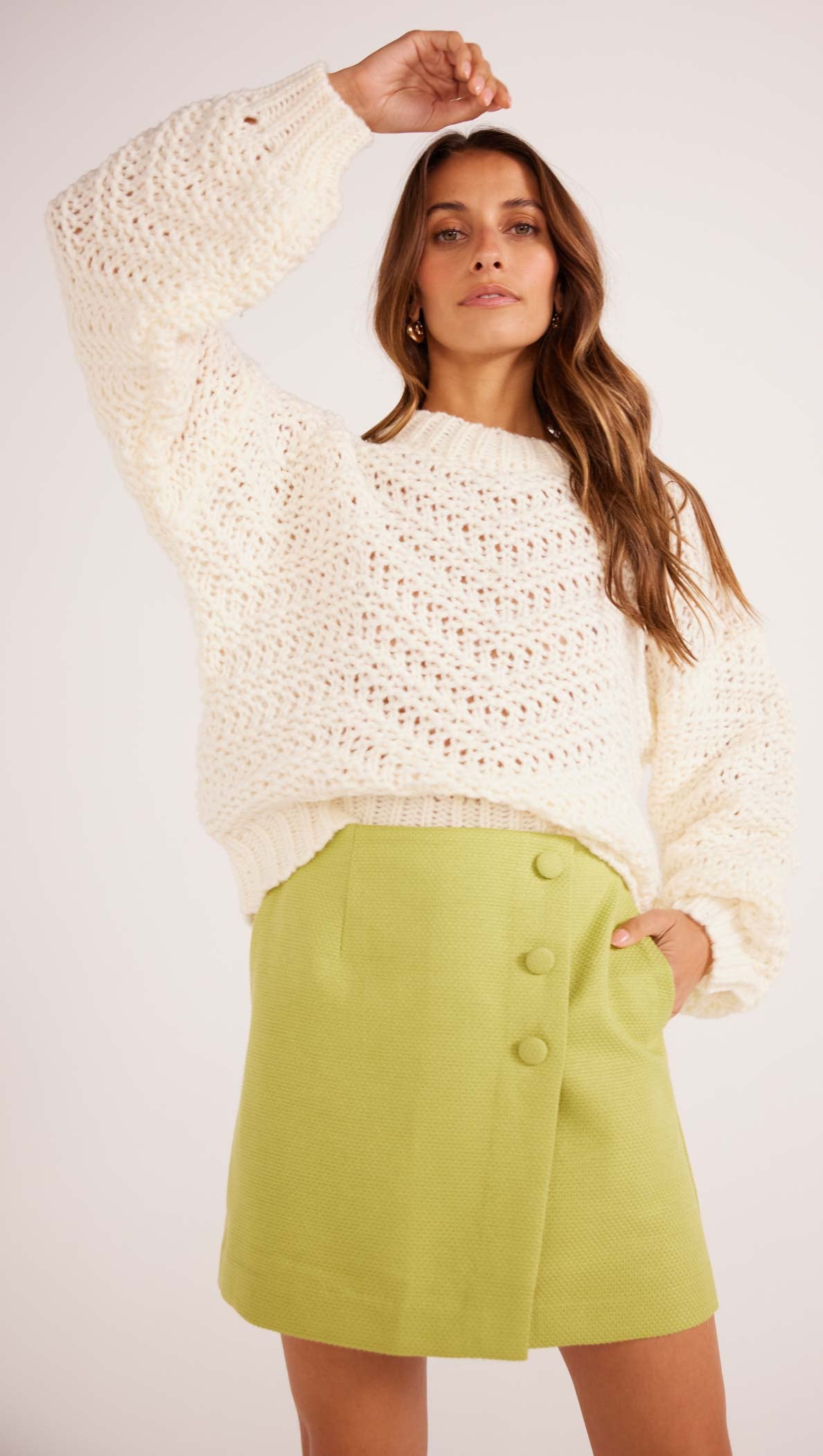 LUNA ZIG-ZAG KNIT JUMPER-MINKPINK