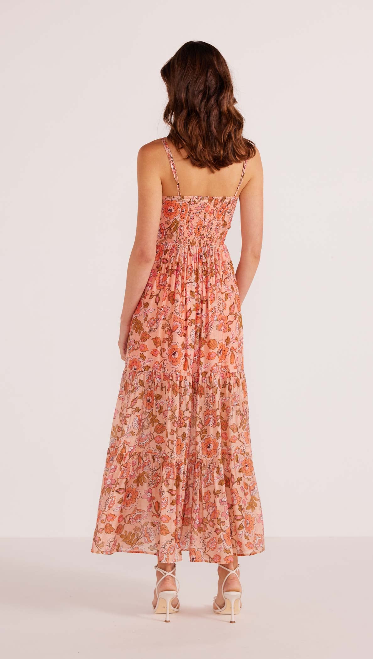 Amelia Tiered Midi Dress-MINKPINK