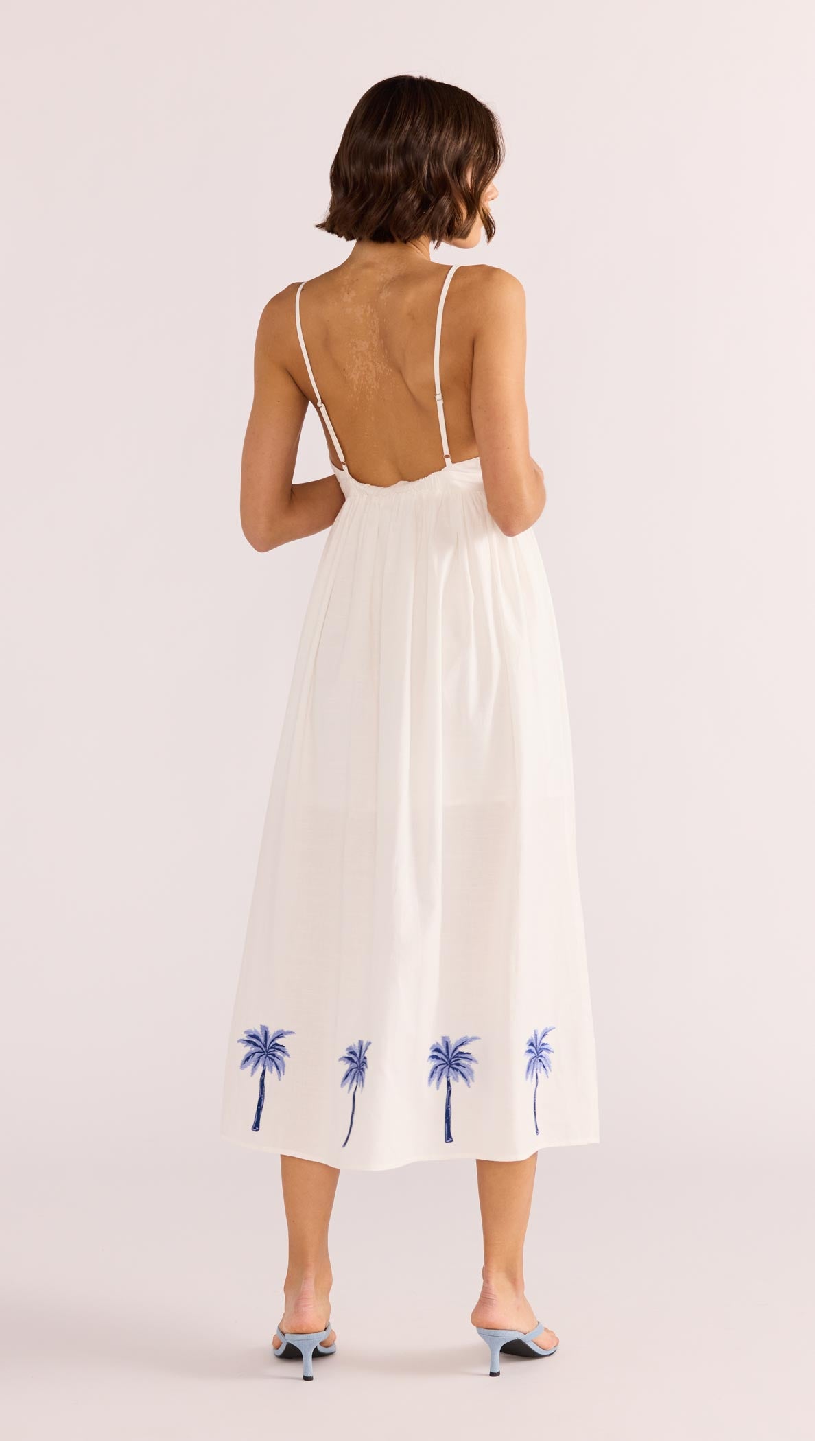 ISADORA EMBROIDERED MIDI DRESS-MINKPINK