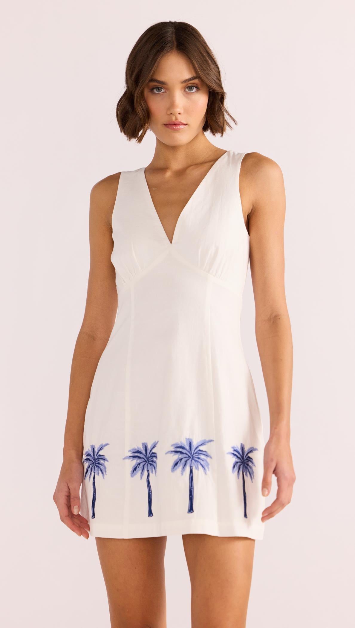 ISADORA EMBROIDERED MINI DRESS-MINKPINK
