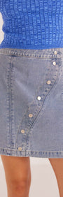 JESSIE DENIM MINI SKIRT-MINKPINK