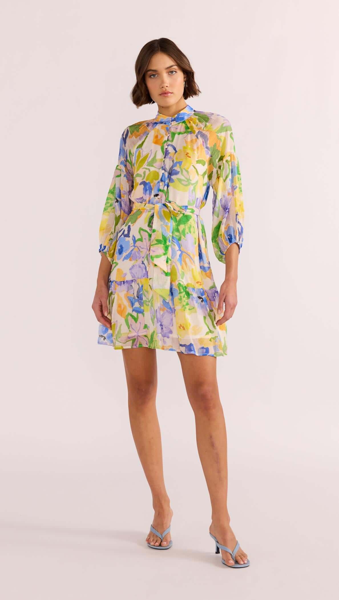 FABLE BLOUSON MINI DRESS-MINKPINK