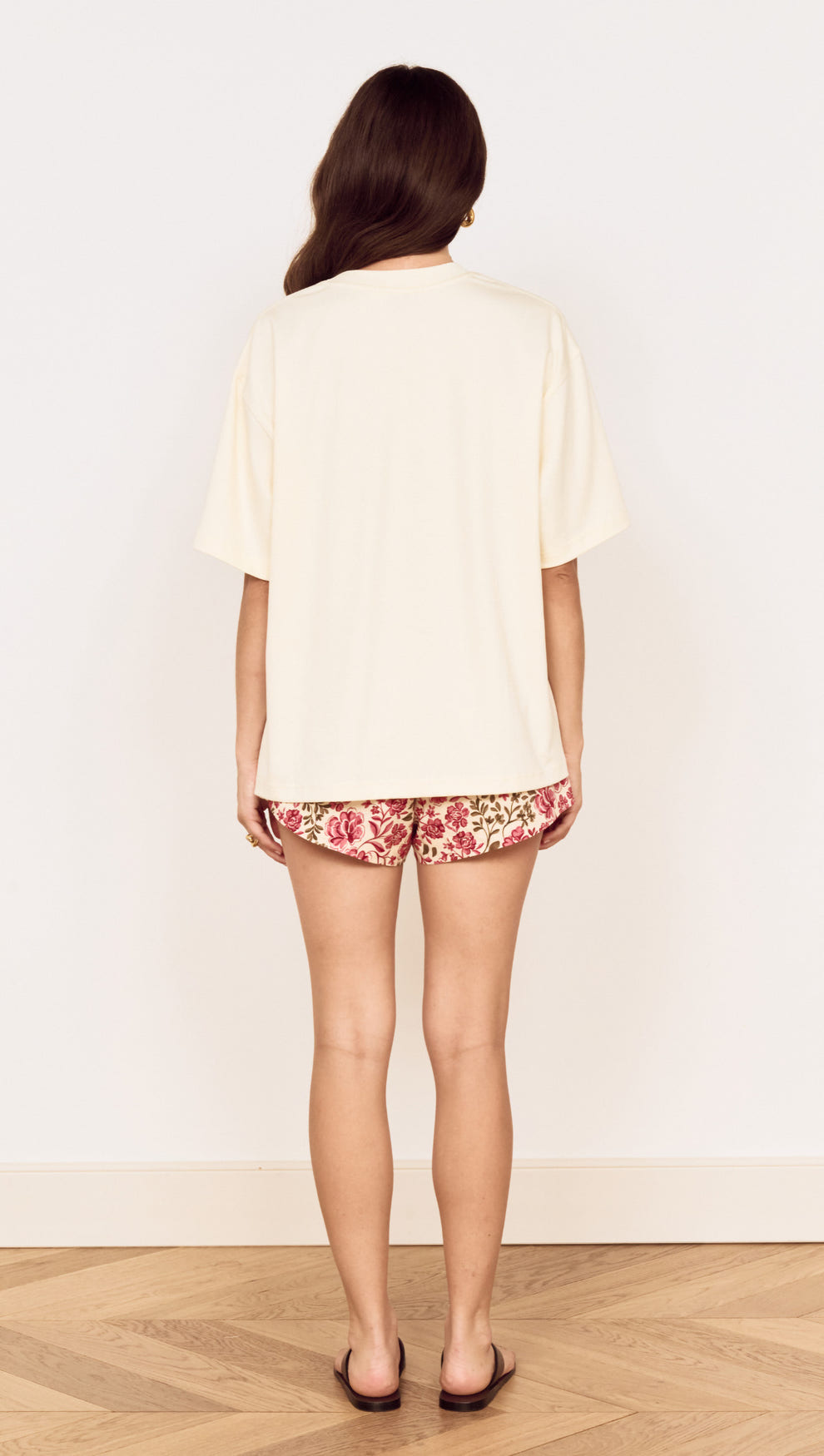 Crochet Detail Oversized T Shirt