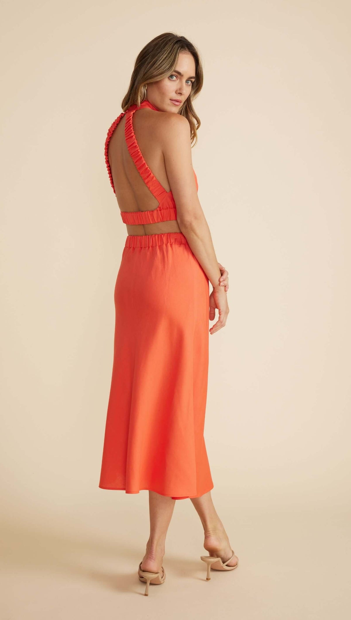 Abrea Open Back Halter Top - FINAL SALE