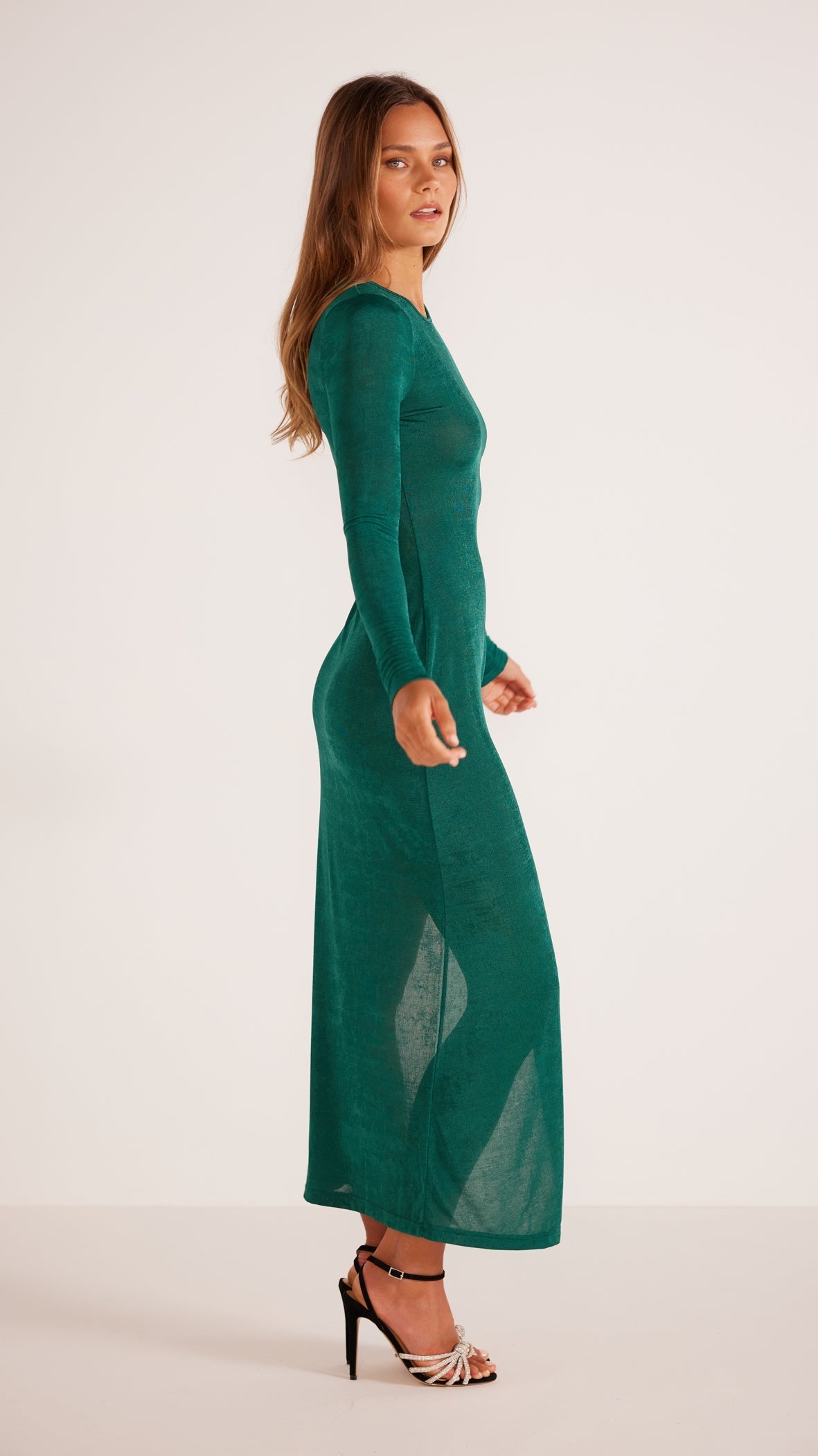 Alessia Midi Dress Emerald
