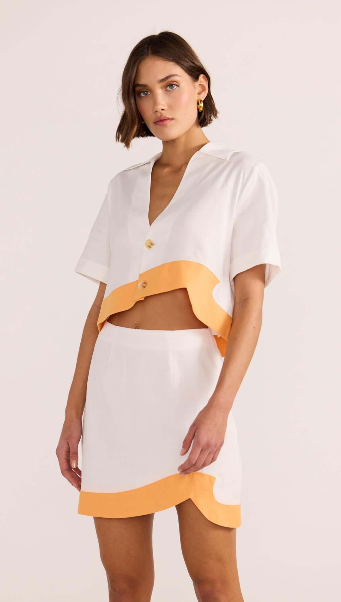 Alora Wave Crop Shirt
