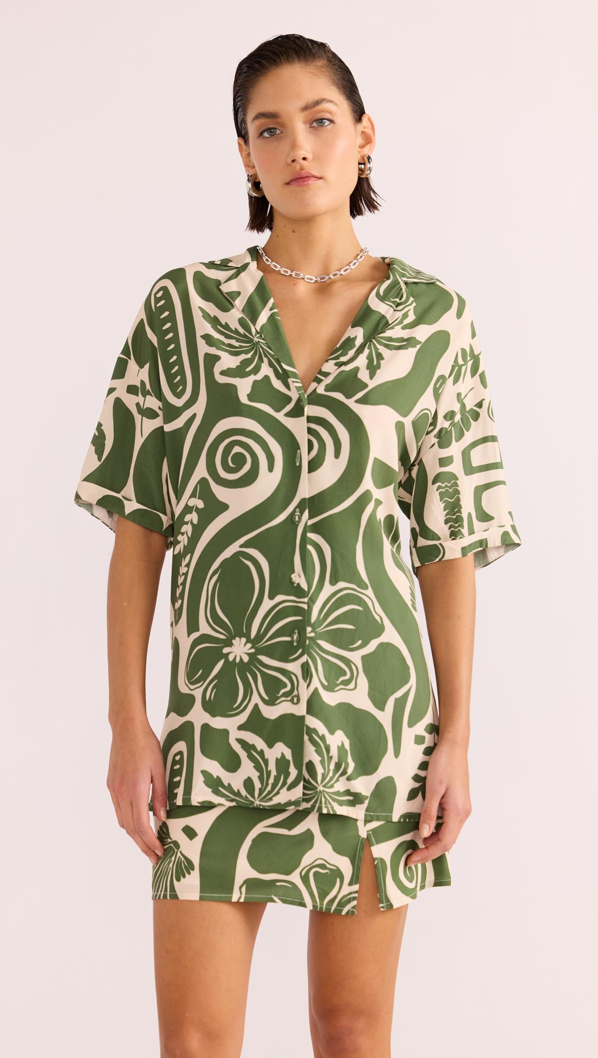 Amos Resort Shirt-MINKPINK