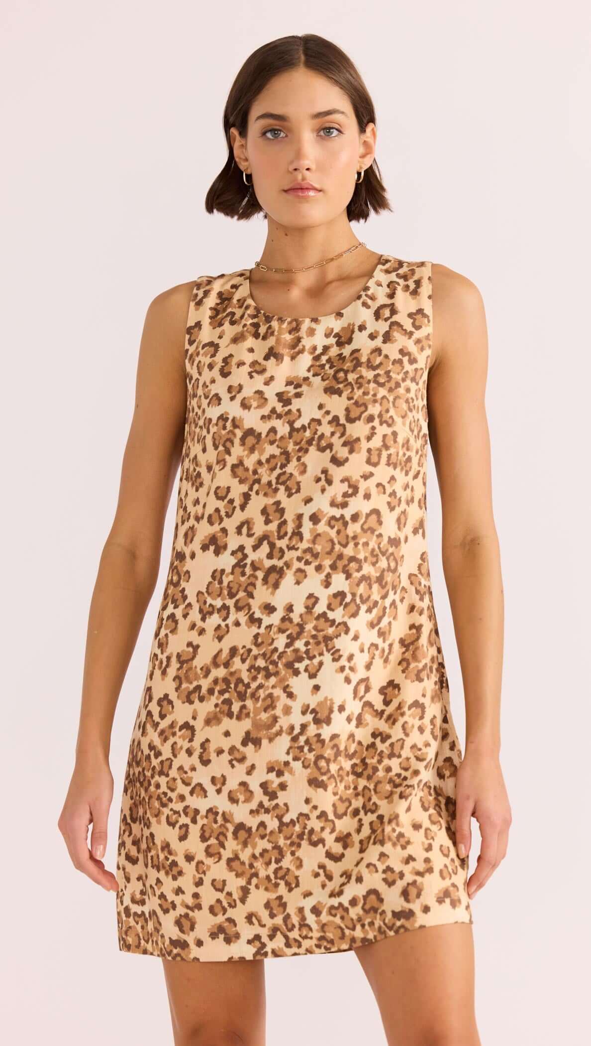 strapless open back dress Camille Orange Bloom Mini Dress M main image 1