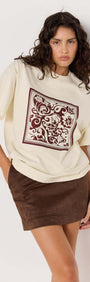 Aston Suede Mini Skirt - Matching set Mini Skirt brown faux suede