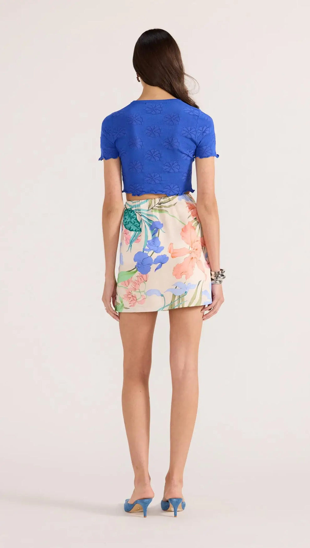 Bowie Pointelle Knit Tee-TOPS - SHORT SLEEVE-MINKPINK