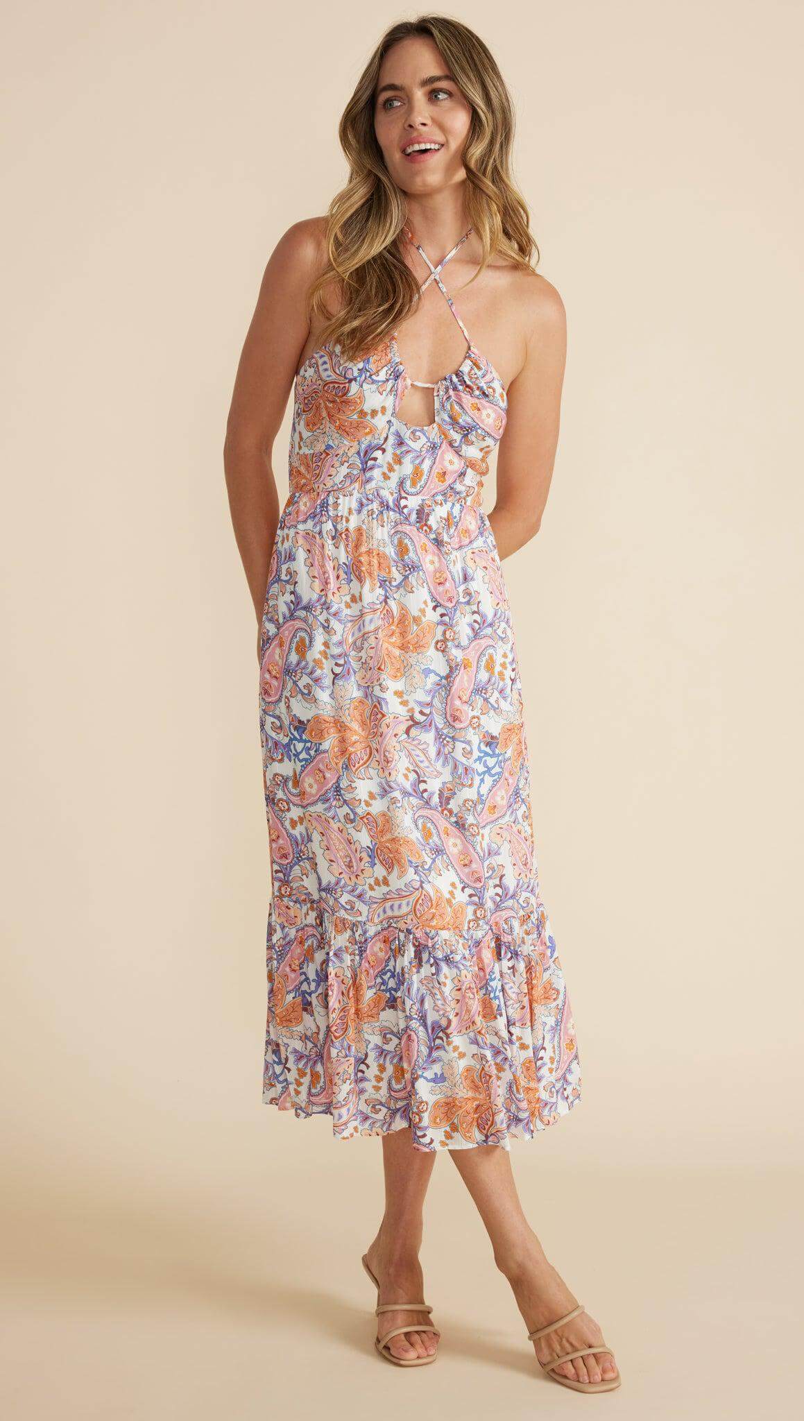 CELESTIA HALTER SUNDRESS-MINKPINK