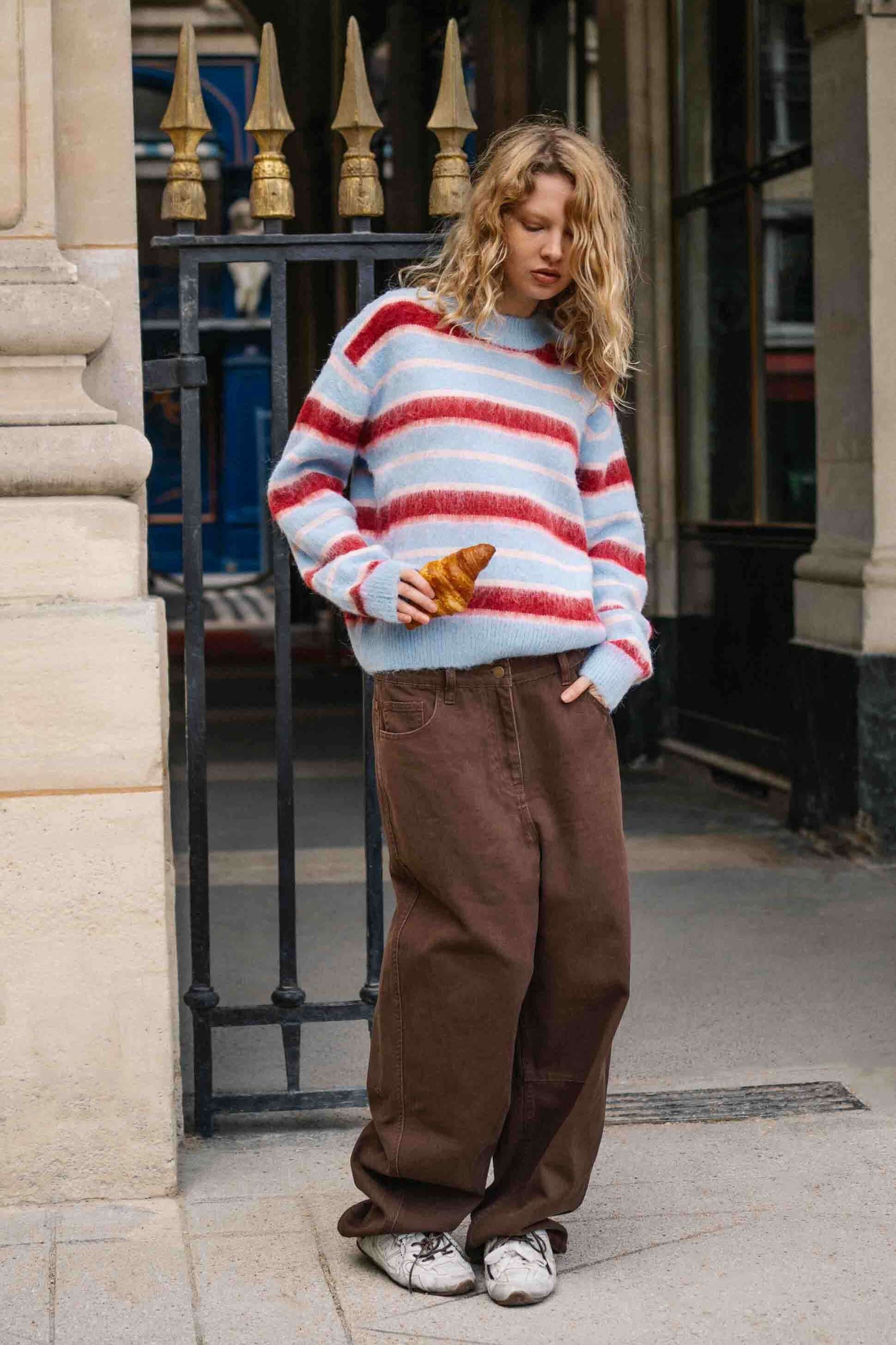 IRENA FLUFFY SWEATER - Bold Red Cozy Jumper – MINKPINK