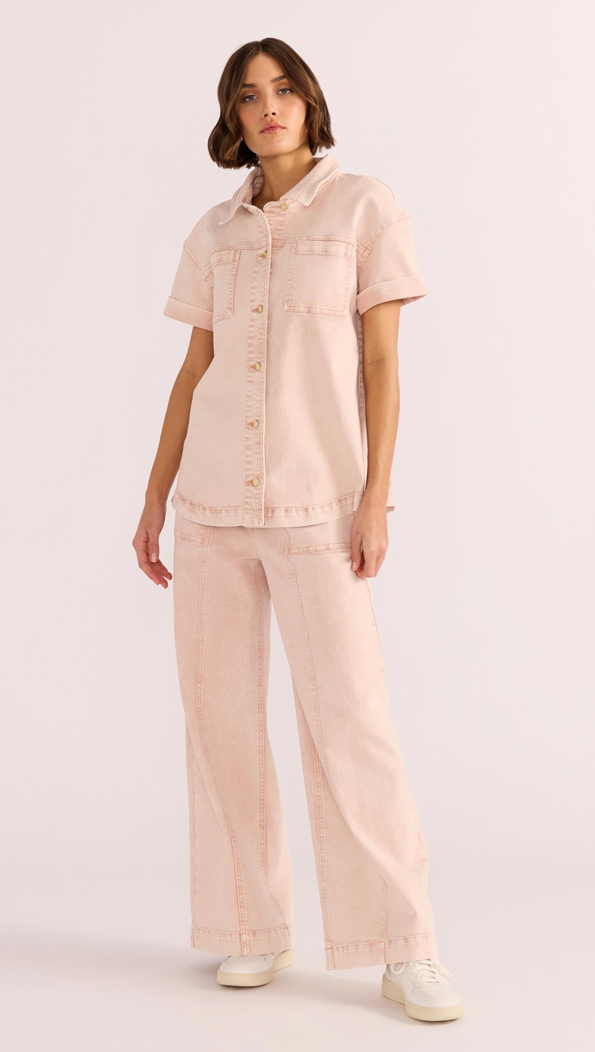 Dahlia Denim Shirt-MINKPINK