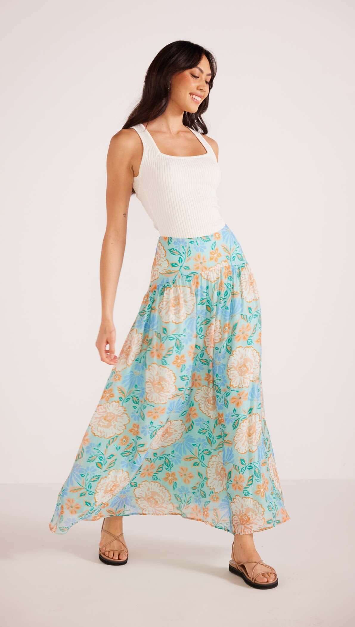 Evelyn Maxi Skirt MINKPINK Official - Main Image