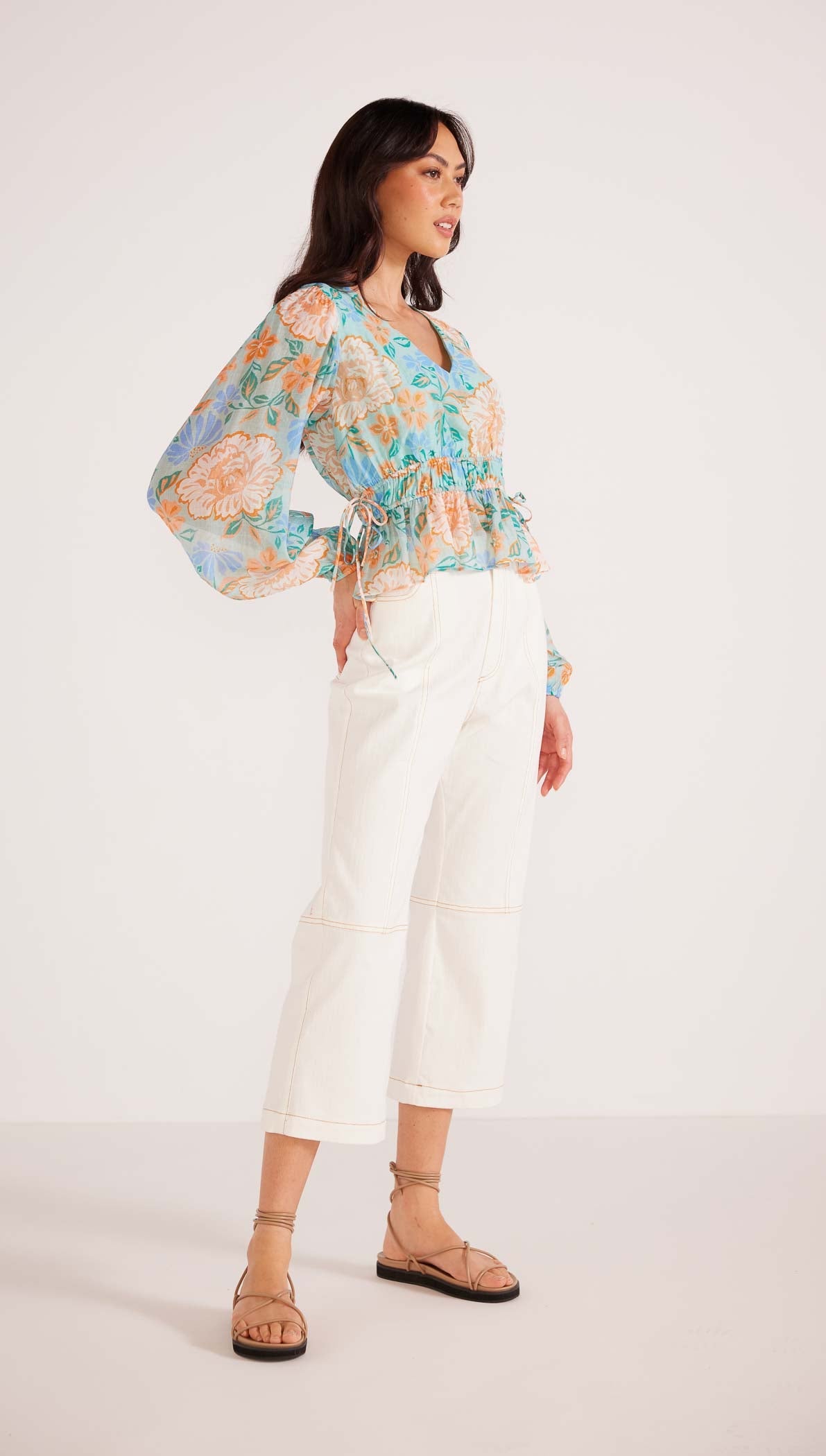 Evelyn Wrap Blouse-MINKPINK