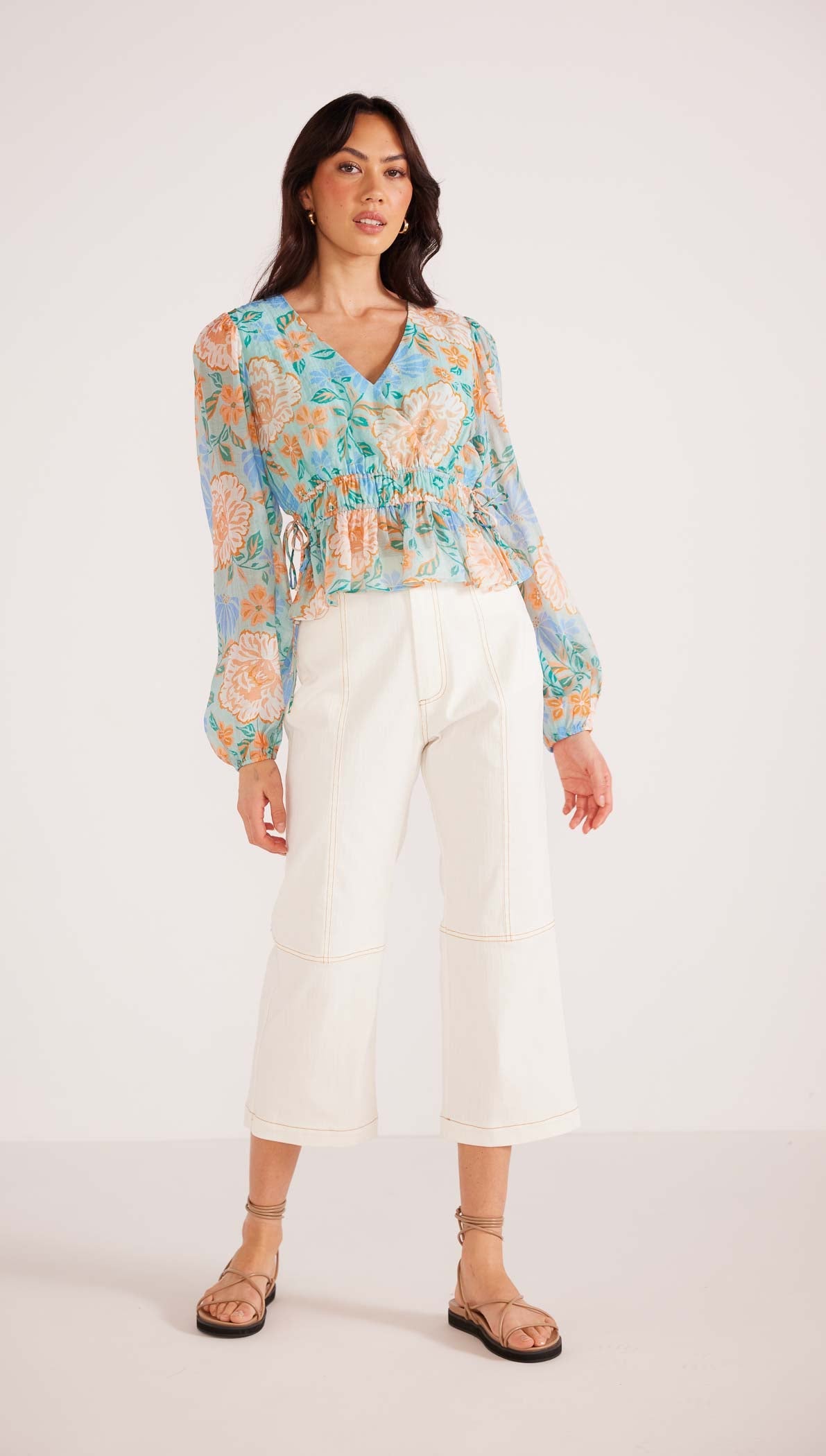 Evelyn Wrap Blouse-MINKPINK