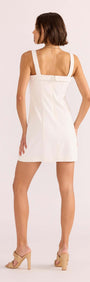 Imogen Drill Tie Mini Dress-MINKPINK