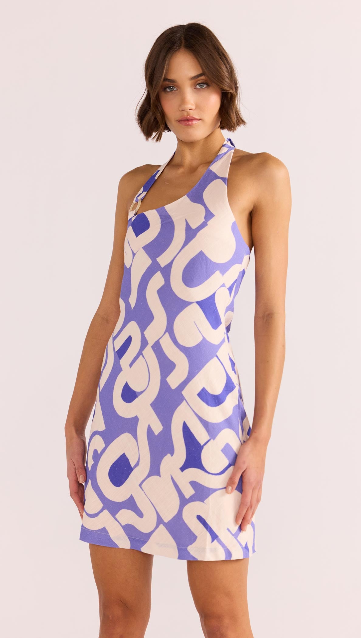 Iris Asymmetric Mini Dress-MINKPINK