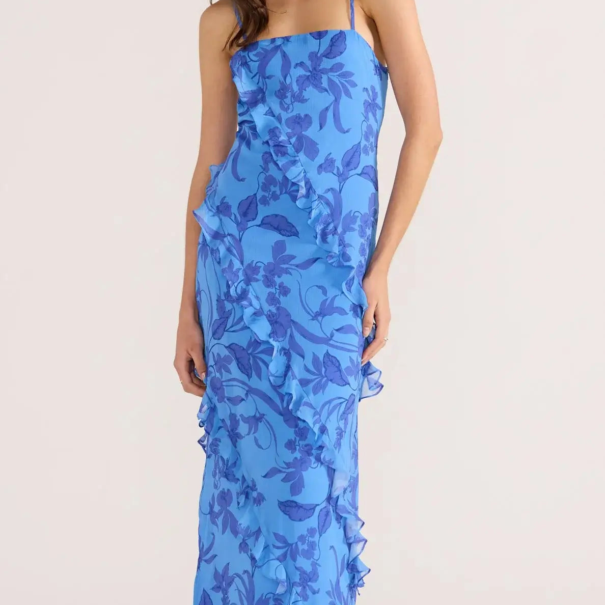 Jeanne Ruffle Maxi Dress-DRESSES - MAXI-MINKPINK