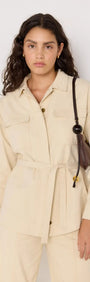 Jane Belted Drill Shacket-JACKETS-MINKPINK