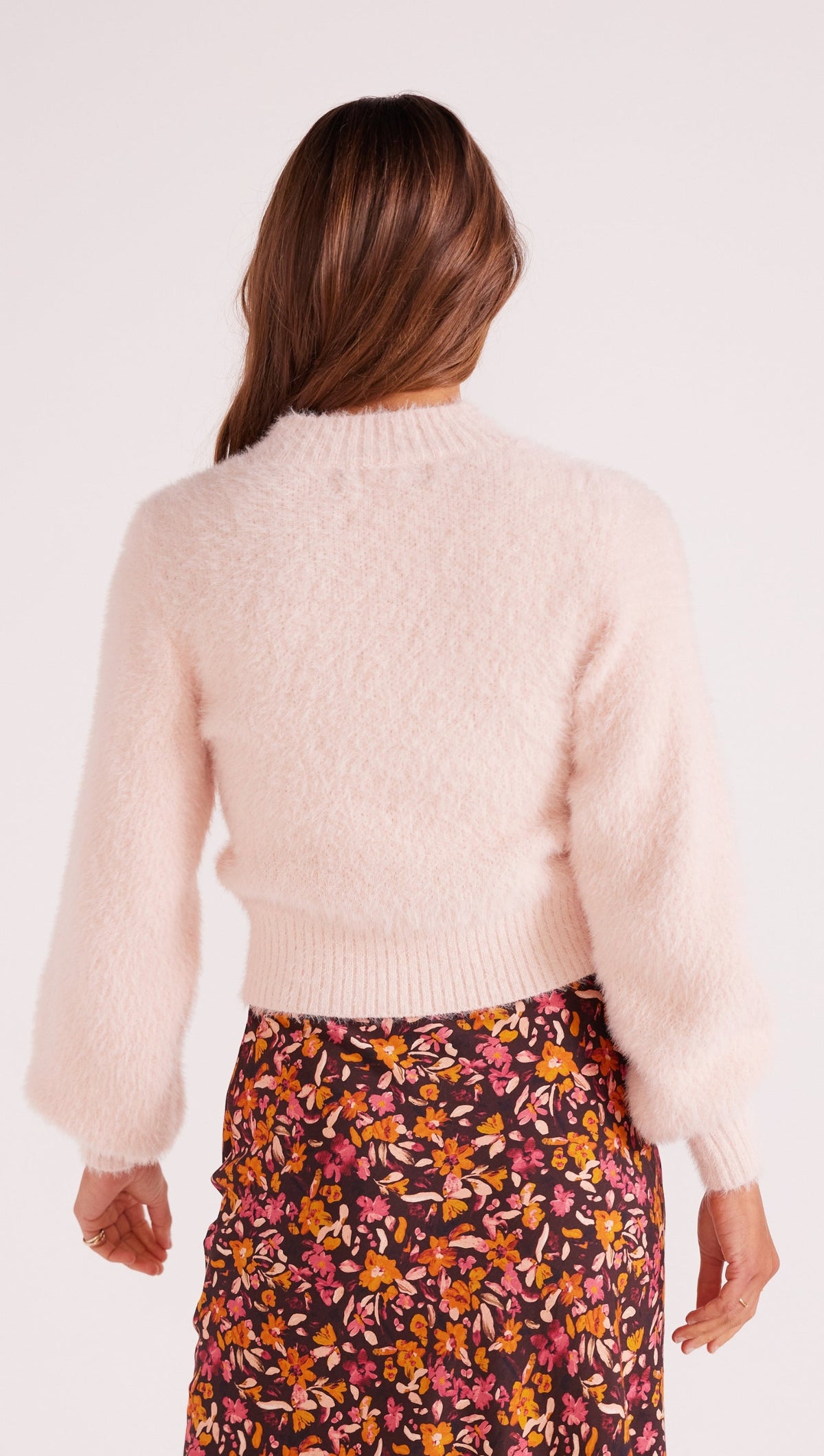 Luma Fluffy Sweater Pink