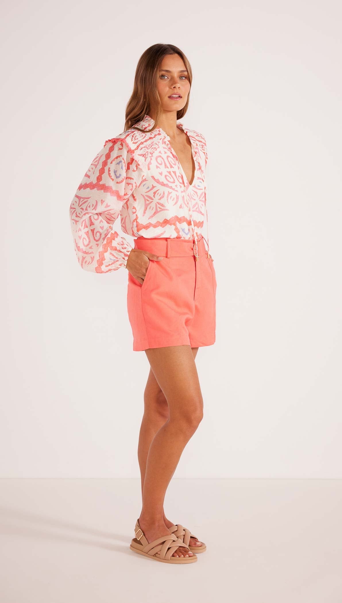 Lila Belted Short - Extra 15% off - Final Sale