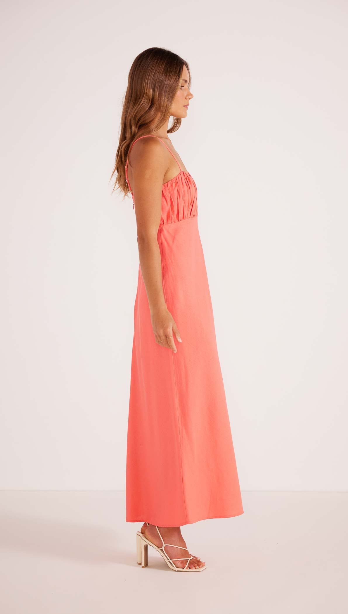 Lila Ruched Slip Dress