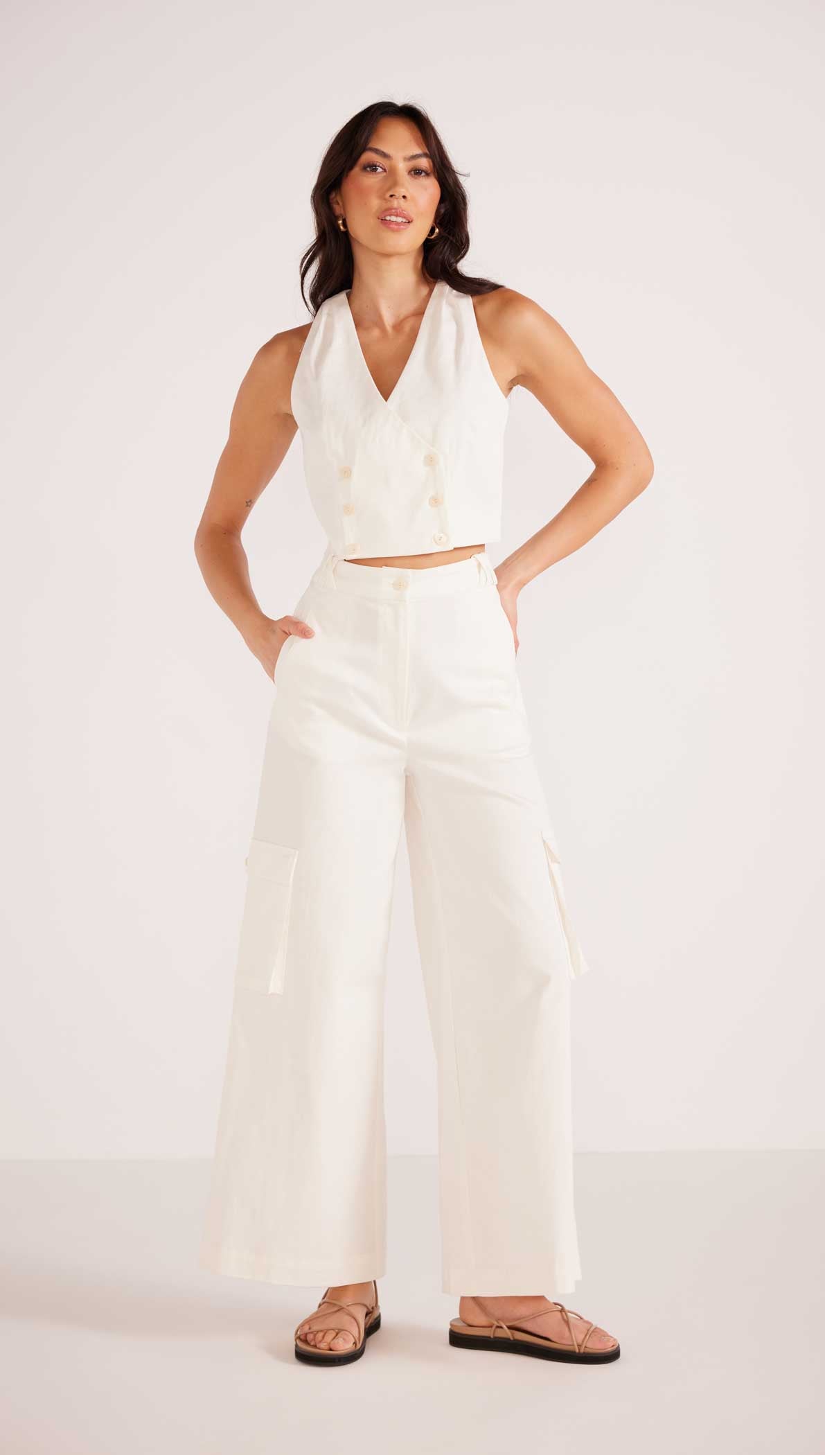 Lottie Halter Neck Vest-MINKPINK