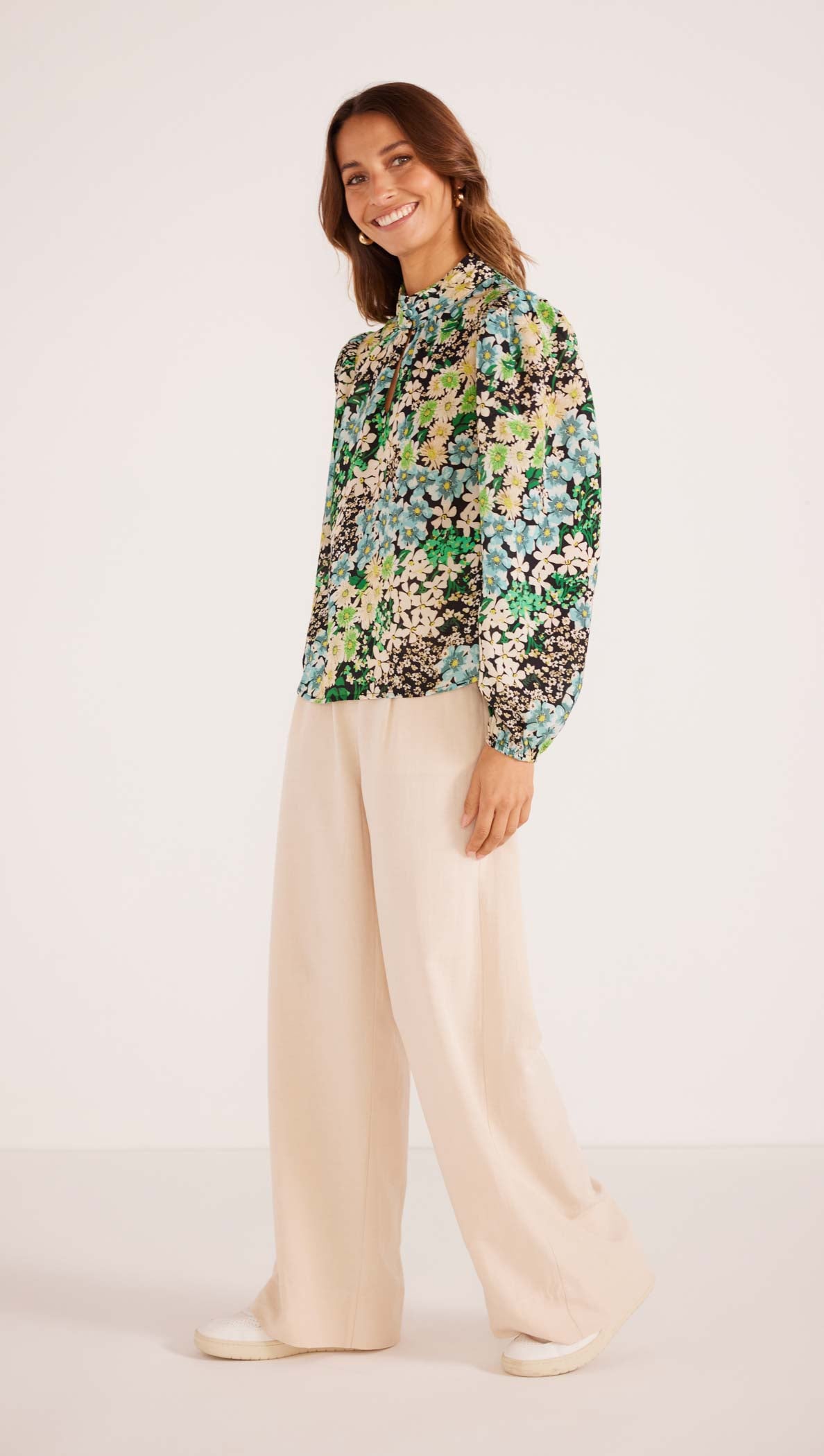 Lenora Long Sleeve Blouse-MINKPINK