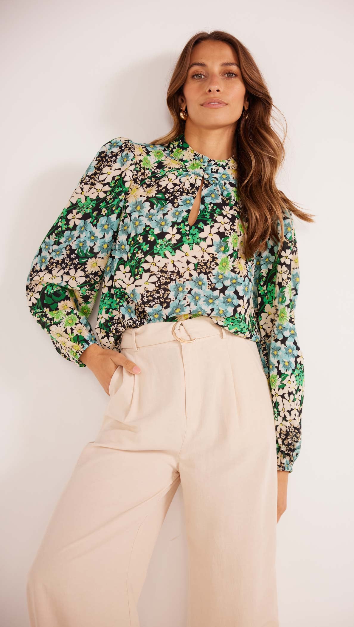 Lenora Long Sleeve Blouse-MINKPINK