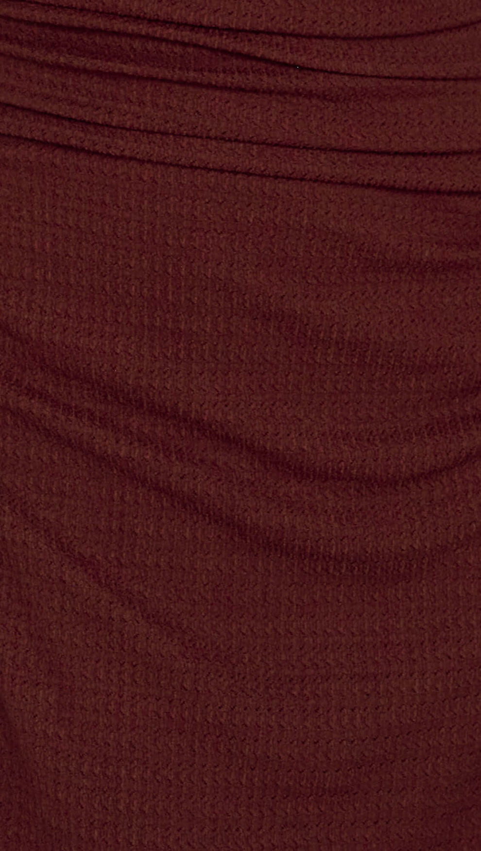 U Wire Textured Jersey Midi Dress in Chocolate