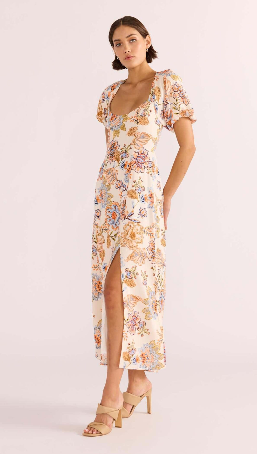 Marceline Panel Midi Dress