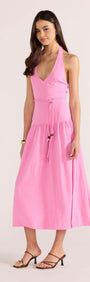 MELODY DROP WASIT MIDI DRESS-DRESSES - CASUAL-MINKPINK